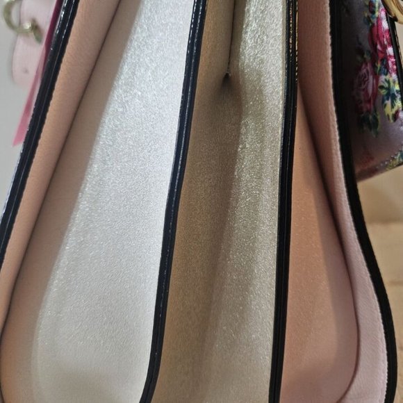 Betsey Johnson Pink Satchel Purse - Picture 5 of 11